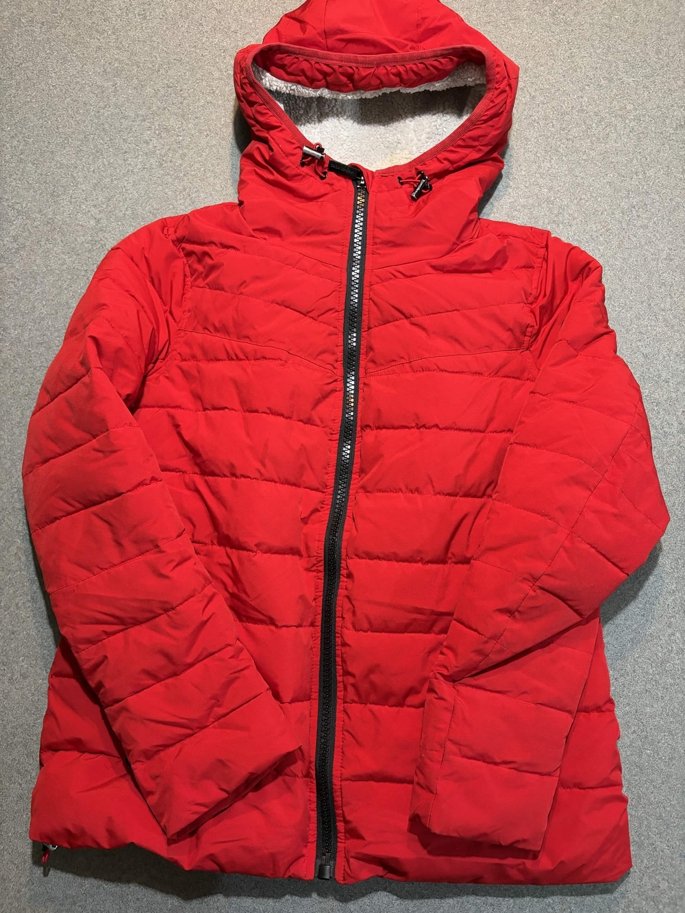 Micheal Kors Red Puffer Jacket Women